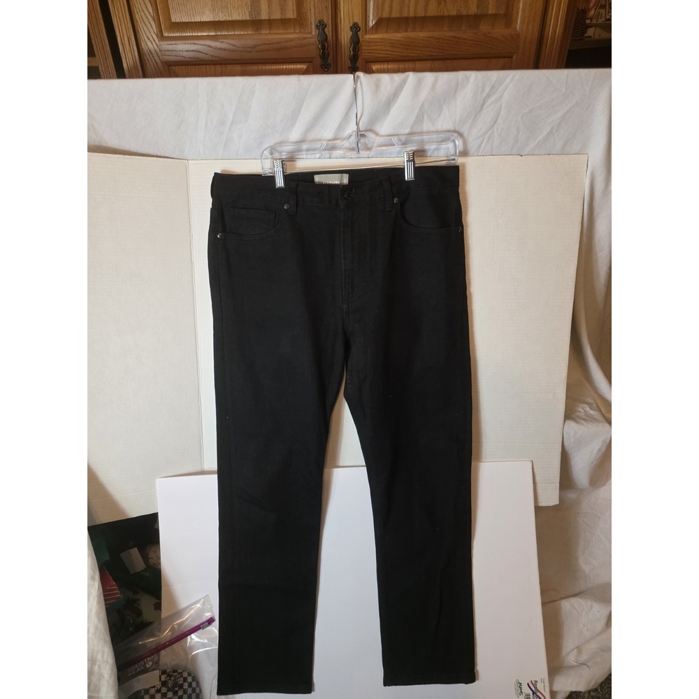 Everlane Jeans Dark Says 31 Reg. 36" Waist 12" Rise, 28"Inseam. Collegiate,